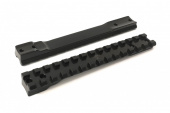 Планка Rusan Picatinny Military Mauser K98 (без болтов, с отверстиями B=105)  010-38