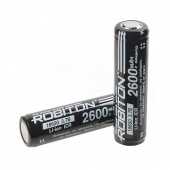Аккумулятор ROBITON 2600mAh/Li 18650 с защитой bulk BL2