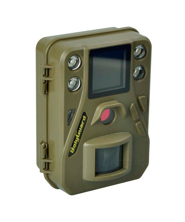 Фотоловушка Boly Guard SG520 (24MP, запись видео 720пикселей HD, днем цветное,ночью черно-белое видео, ИК-подсветка частично видимая, 1.44" дисплей, запись звука, самая миниатюрная камера на рынке (107x76x40 mm), 4xAA)