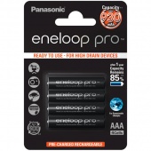 Аккумулятор Panasonic eneloop pro BK-4HCDE/4BE 930мAh(AAA) 4шт