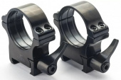 Кольца Rusan быстросъемные Weaver на 34мм H9 рычажные 050-34-9-R