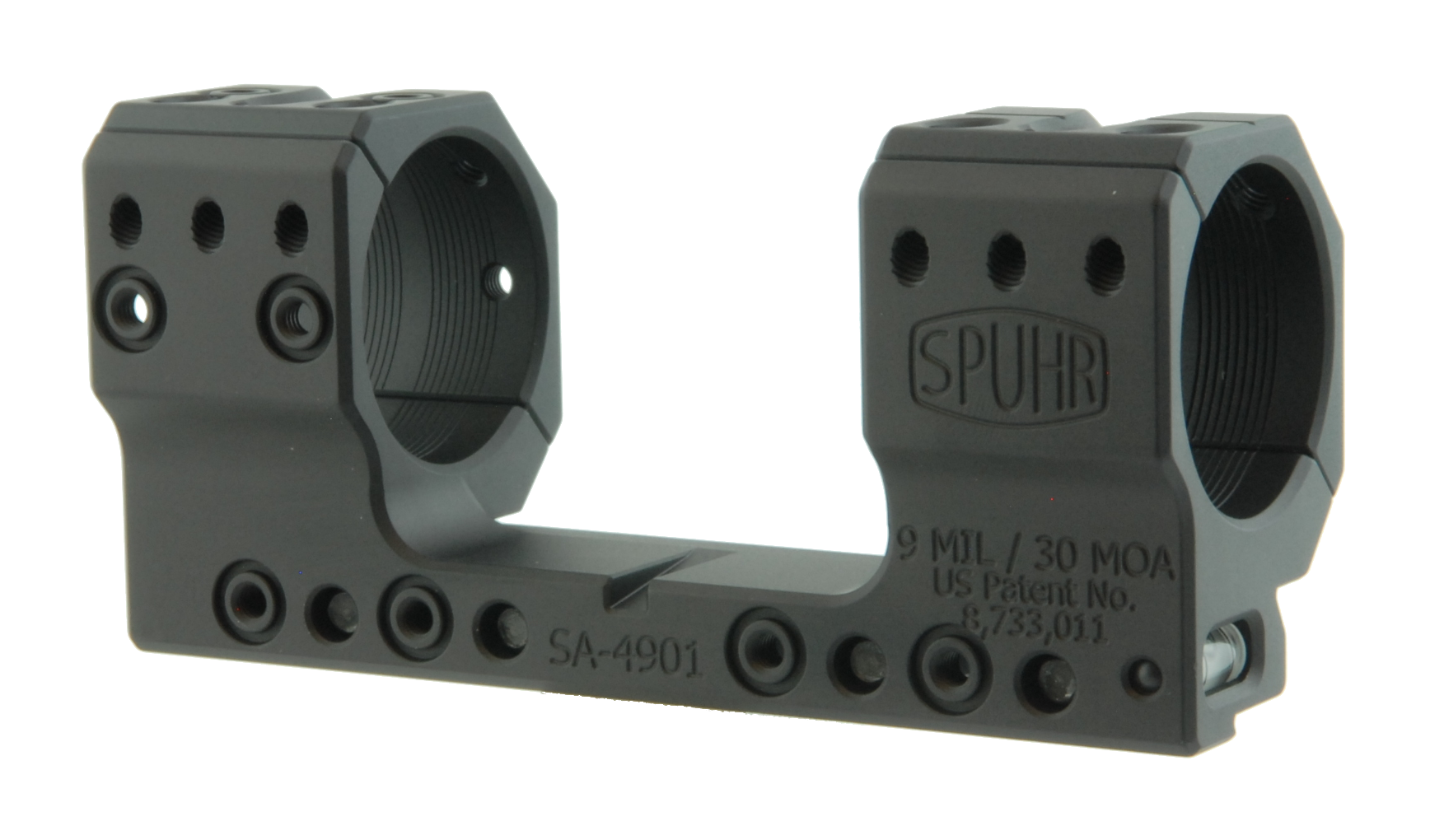 Тактический кронштейн SPUHR D34мм для установки на 12mm (Accuracy), H35мм, наклон 9MIL/ 30.9MOA  (SA-4901)