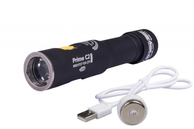 Фонарь Armytek Prime C2 Pro XHP35 Magnet USB (белый свет) + 18650 Li-Ion — интернет-магазин «Комбат»