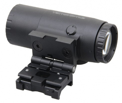 Увеличитель Vector Optics Paragon 5x30 Magnifier, 5x-кратное увеличение, Weaver, откидной, прорезиненый (SCMF-34) — интернет-магазин «Комбат»