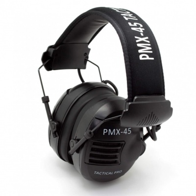 Наушники активные PMX-45 Tactical PRO (black) (активный режим - шумодавление 85ДБ, пассивный режим - шумоподавление 27ДБ) — интернет-магазин «Комбат»