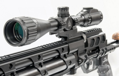 Кронштейн-моноблок Leapers AccuShot с кольцами 26мм на Weaver с выносом 38мм (RGWMOFS38-25H4) высокие — интернет-магазин «Комбат»