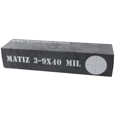 Фото  Matiz 3-9x40, сетка MIL, 25,4 мм, азотозаполненный, без подсветки (SCOM-32)
