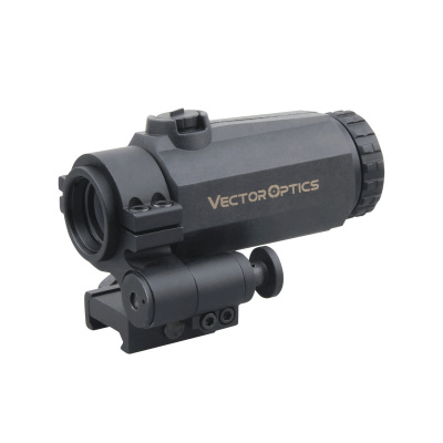 Увеличитель Vector Optics Maverick-III 3x22 Magnifier Mil, 3х-кратное увеличение, Weaver, откидной, прорезиненный, цвет черный (SCMF-31) — интернет-магазин «Комбат»