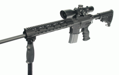 Опора для ружья (монопод) Leapers UTG (регулируемый) V-образный, высота от 52 до 149см (TL-MP150Q) — интернет-магазин «Комбат»