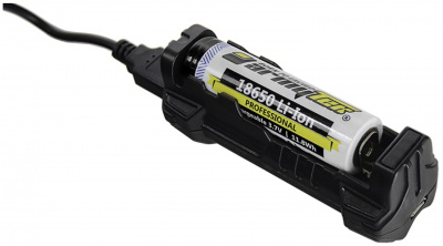 Зарядное устройство Armytek Handy C1 VE / 1 канальное ЗУ / LED индикация / Вход 5V MicroUSB / Выход 2,1A / Powerbank 2,5A / для Li-Ion — интернет-магазин «Комбат»