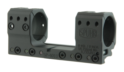 Тактический кронштейн SPUHR D34мм для установки на Picatinny, H28мм, без наклона (SP-4011) — интернет-магазин «Комбат»