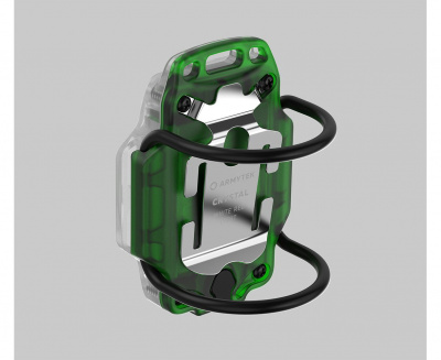 Armytek Crystal Green / Белый и красный свет / 150 лм и 30 лм / велосипедное и налобное крепление / Li-Pol — интернет-магазин «Комбат»