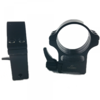 Кольца Rusan быстросъемные Prism 19мм (CZ550) на 30мм H19 рычажные (011-19-30-19-R) — интернет-магазин «Комбат»