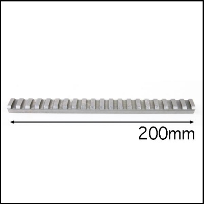Основание Recknagel (заготовка) на Weaver Blank BH10мм (алюминий) 204мм (57150-0120) — интернет-магазин «Комбат»
