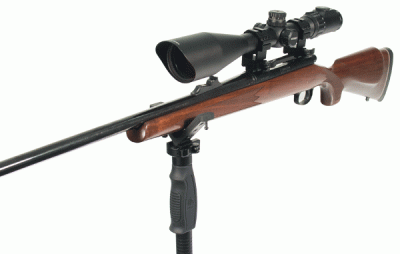 Опора для ружья (монопод) Leapers UTG (регулируемый) V-образный, высота от 52 до 149см (TL-MP150Q) — интернет-магазин «Комбат»