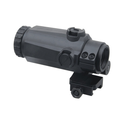 Увеличитель Vector Optics Maverick-III 3x22 Magnifier Mil, 3х-кратное увеличение, Weaver, откидной, прорезиненный, цвет черный (SCMF-31) — интернет-магазин «Комбат»