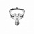 Винт  UNC 1/4 "D диаметр шляпки 20мм