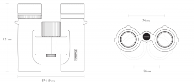 Vantage 10x32 Binocular (Green) (34121) призма BAK-4, WP водонепроницаемый — интернет-магазин «Комбат»