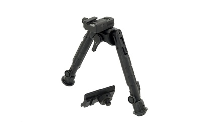 Сошки Leapers UTG 360° для установки на оружие на планку Picatinny TL-BP01-A (регулируемые, фиксация рычагом) высота от 18 до 26см — интернет-магазин «Комбат»