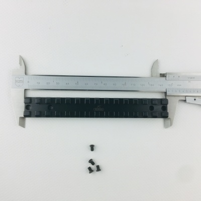 Планка Rusan Picatinny Military Mauser K98 (без болтов, с отверстиями B=105)  010-38 — интернет-магазин «Комбат»
