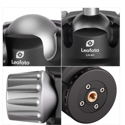 Штатив трипод Leofoto LS-324C+LH-40 CARBON (размер в собранном виде 570 мм,макс.высота 1705 мм,мин.165 мм,вес 1,88 кг. резьба 3/8) — интернет-магазин «Комбат»