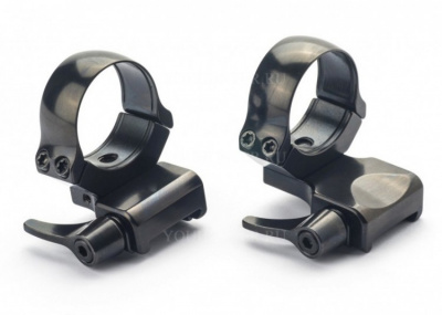 Кронштейн Rusan быстросъемный из 2-х частей Tikka T3 на 30мм H12 (055-T3-30-12-R) рычажные  — интернет-магазин «Комбат»
