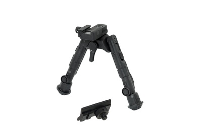 Сошки Leapers UTG 360° для установки на оружие на планку Picatinny TL-BP02-A (регулируемые, фиксация рычагом) высота от 13 до 17см — интернет-магазин «Комбат»