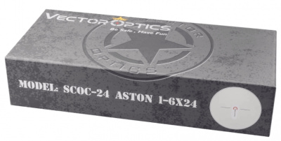 Фото  Aston 1-6x24, сетка Tactical Dot MOA, 30 мм, тактические барабаны, азотозаполненный, с подсветкой (SCOC-24)