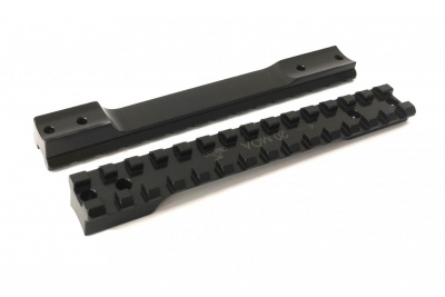 Планка Rusan Picatinny Mauser K98 20MOA (без винтов, с отверстиями) 010-37-20MOA — интернет-магазин «Комбат»