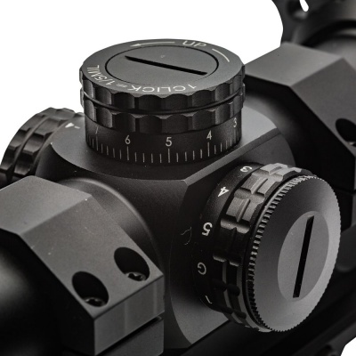 Фото  Оптический прицел Firefield RapidStrike 1-6x24 SFP Circle Dot с подсветкой, кольца в комплекте (FF13070K)