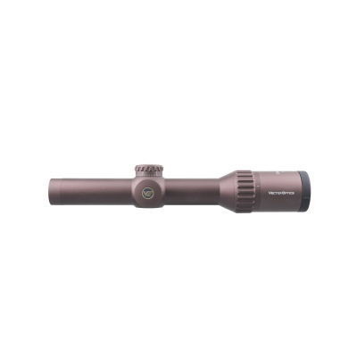 Фото  Continental X6 1-6x24 Tactical, 30 мм, сетка BDC VEC, цвет FDE (темная земля), тактические барабаны, азотозаполненный,подсветка красным  (SCOC-34)