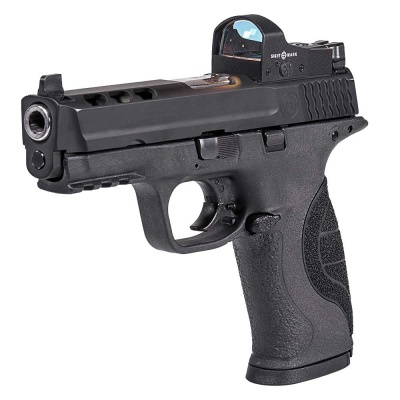 Коллиматорный прицел Sightmark Mini Shot Pro Spec Reflex sight  зеленая точка 5МОА, крепление на Weaver (SM26007) — интернет-магазин «Комбат»