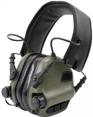 Тактические наушники EARMOR M31N MARK3-FG (FOLLIAGE GREEN)  (нейлоновое оголовье под шлем, шумодавление активный - 84ДБ/пассивный - 22ДБ) — интернет-магазин «Комбат»