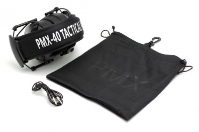 Наушники активные PMX-40 Tactical PRO (black) — интернет-магазин «Комбат»
