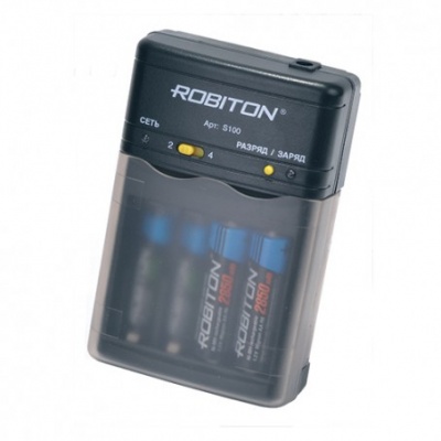 Зарядное устройство Robiton Smart S100 для зарядки ААА и АА — интернет-магазин «Комбат»