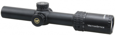 Фото  Aston 1-6x24, сетка Tactical Dot MOA, 30 мм, тактические барабаны, азотозаполненный, с подсветкой (SCOC-24)