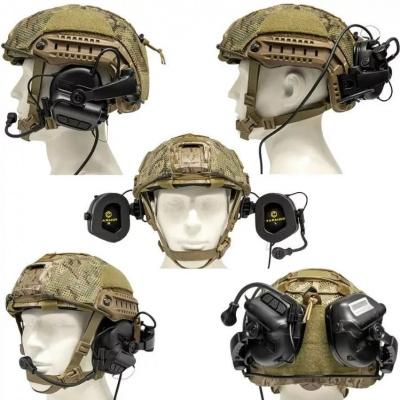 Адаптер крепления наушников MOD3  M16C для шлема FAST-ARC (black) — интернет-магазин «Комбат»