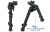 Сошки Leapers UTG 360° для установки на оружие на планку Picatinny TL-BP01-A (регулируемые, фиксация рычагом) высота от 18 до 26см — интернет-магазин «Комбат»
