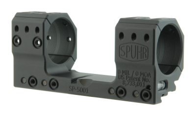 Тактический кронштейн SPUHR D35мм для установки на Picatinny, H30мм, без наклона (SP-5001) — интернет-магазин «Комбат»