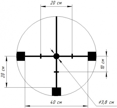 Фото  Оптический прицел Dedal DH 1-7x24  (диаметр 30мм), с подсветкой
