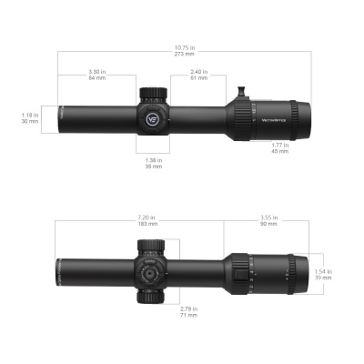 Фото  Forester jr. 1-8x24 SFP, 30 мм, сетка L4a, азотозаполненый (SCOC-38)