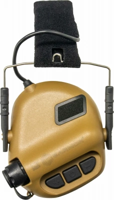 Наушники активные EARMOR M31 MOD3-CB (brown)  (шумодавление активный - 84ДБ/пассивный - 22ДБ) — интернет-магазин «Комбат»