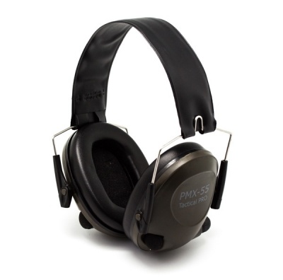 Наушники активные PMX-55 Tactical PRO (black) (активный режим - шумодавление 85ДБ, пассивный режим - шумоподавление 25ДБ) — интернет-магазин «Комбат»