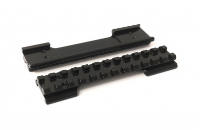 Планка Rusan Picatinny CZ 550/601 ZKK (short L=125)  010-14-SA — интернет-магазин «Комбат»