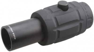 Увеличитель Vector Optics Maverick 4x26 Magnifier, 4x-кратное увеличение, Weaver, откидной, прорезиненый (SCMF-14) — интернет-магазин «Комбат»