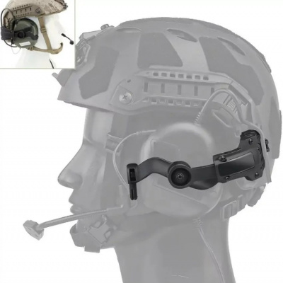 Адаптер крепления наушников MOD3  M16C для шлема FAST-ARC (black) — интернет-магазин «Комбат»