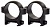 Кольца Burris Zee Rings на Weaver низкие (матовые) 25.4 мм (420083)