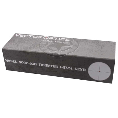 Фото  Оптический прицел Vector Optics Forester 1-5x24 Gen II, сетка German 4, 30 мм, азотозаполненный, с подсветкой (SCOC-03IIP)