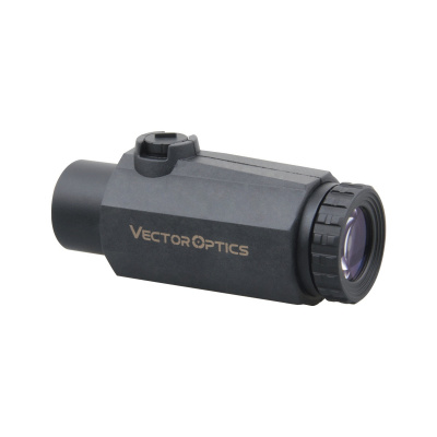 Увеличитель Vector Optics Maverick-III 3x22 Magnifier Mil, 3х-кратное увеличение, Weaver, откидной, прорезиненный, цвет черный (SCMF-31) — интернет-магазин «Комбат»
