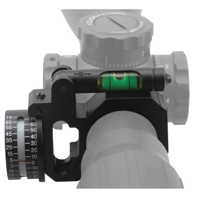 Уровень с угломером Vector Optics зеленый пузырьковый на трубу D30мм (SCACD-11) — интернет-магазин «Комбат»